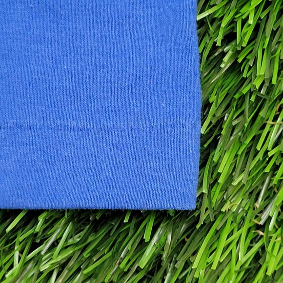 Vintage 80s Hanes Shirt XL 24x28 Blue Eagle Football USA - Picture 12 of 12